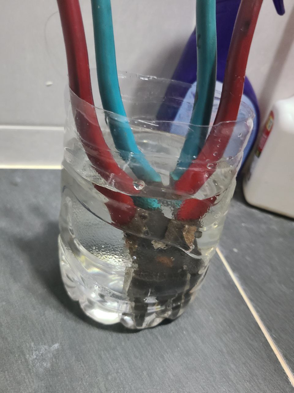 플라스틱 용기 준비